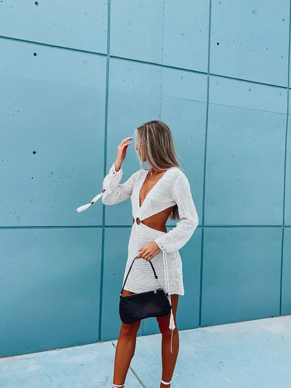 Auberee Knit Cut Out Dress