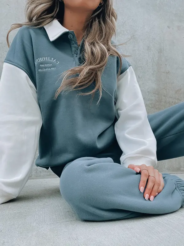 Cali Collared Sweatshirt